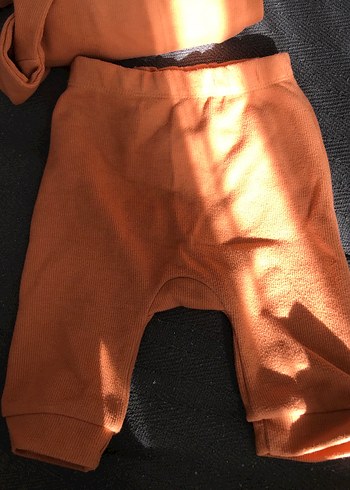 Uzun Kollu Şapkalı Bebek Takımı - Görsel 3