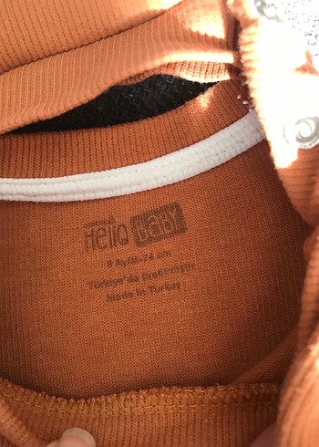 Uzun Kollu Şapkalı Bebek Takımı - Görsel 2