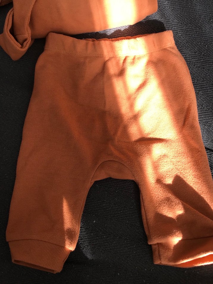 Uzun Kollu Şapkalı Bebek Takımı - Görsel 3