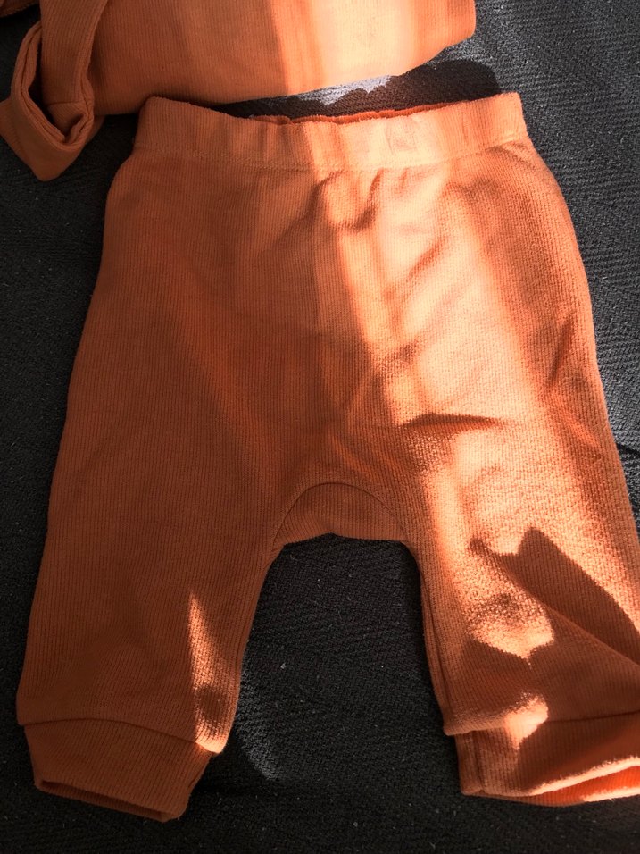 Uzun Kollu Şapkalı Bebek Takımı - Görsel 4