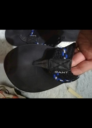 Gant Siyah Kauçuk terlik 45 Numara - Görsel 5