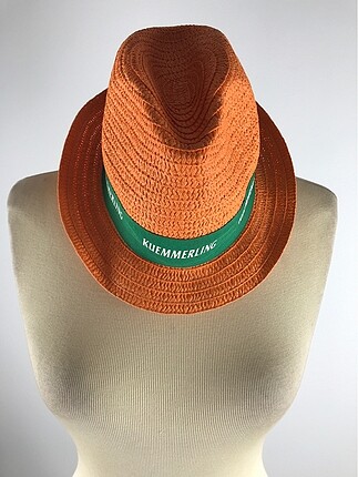  Beden turuncu Renk Hasır Şapka