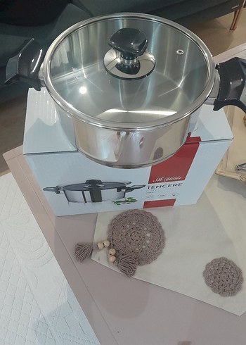  Beden Gri Tencere 2 Parça Set