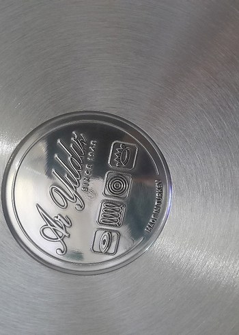  Beden gri Renk Gri Kapaklı Paslanmaz Çelik Tencere
