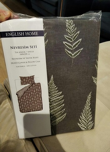 English home tek kişilik nevresim seti