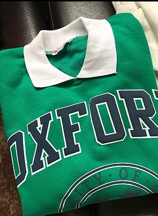 OXFORD UNIVERSITY YESIL SWEATSHIRT