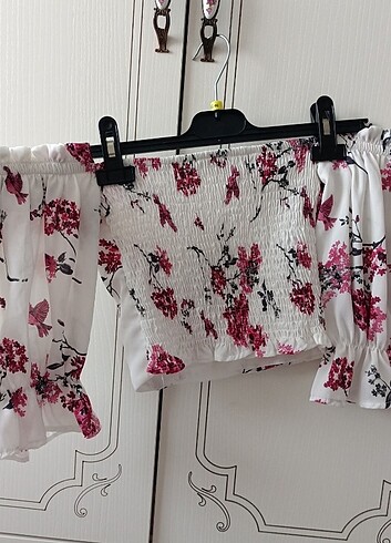 H&M Düşük omuz bluz