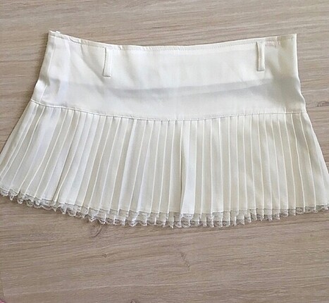 Pileli Mini etek 36-38 beden uyumlu