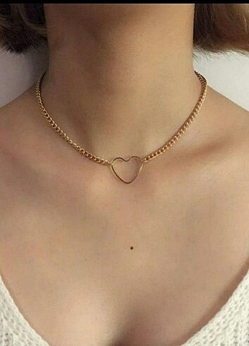 Sheinside Kalp zincir kolye