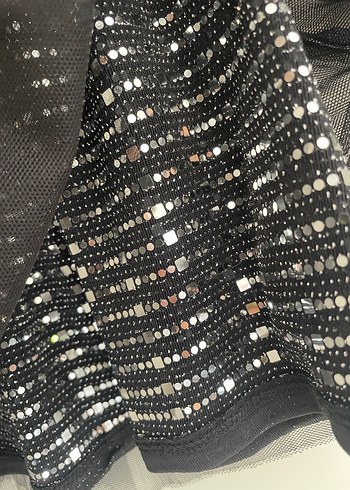 Koton Kids Kız Çocuk Siyah Fırfırlı Gotik Etek