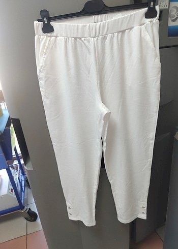 Kadın Beyaz Mini Keten Takım - Görsel 4