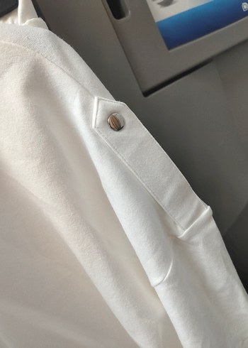 Kadın Beyaz Mini Keten Takım - Görsel 9