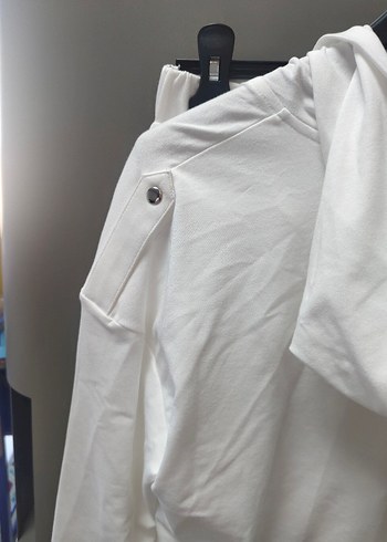 Kadın Beyaz Mini Keten Takım - Görsel 10