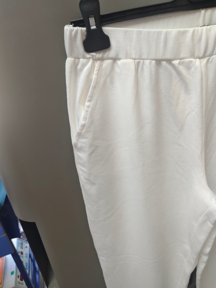 Kadın Beyaz Mini Keten Takım - Görsel 5