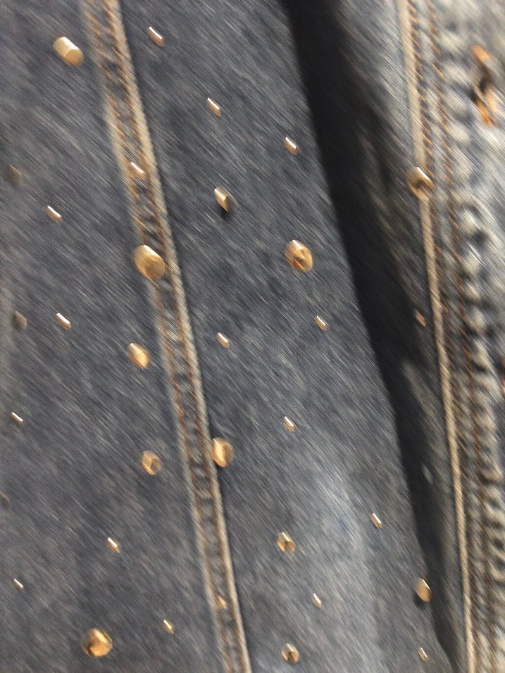 Düğmeli Mavi Kadın Denim Ceket - Görsel 2