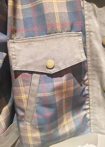 Düğmeli Vintage Kahverengi Kadın Ceket - Görsel 2