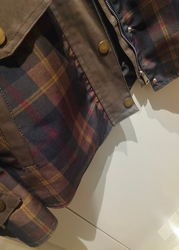 Düğmeli Vintage Kahverengi Kadın Ceket - Görsel 7