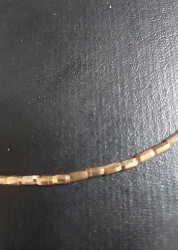 Altın Renkli Zincir Detaylı Uzun Kadın Kolye - Görsel 7