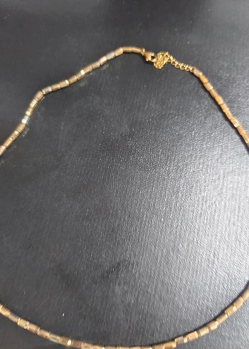 Altın Renkli Zincir Detaylı Uzun Kadın Kolye - Görsel 4