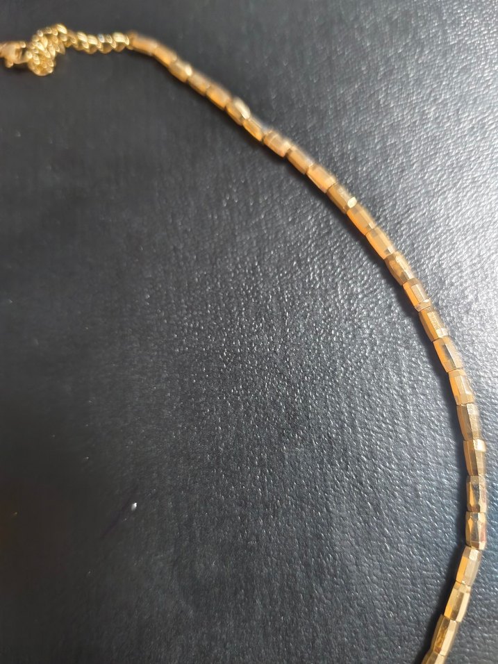 Altın Renkli Zincir Detaylı Uzun Kadın Kolye - Görsel 3