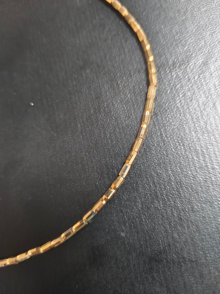 Altın Renkli Zincir Detaylı Uzun Kadın Kolye - Görsel 2