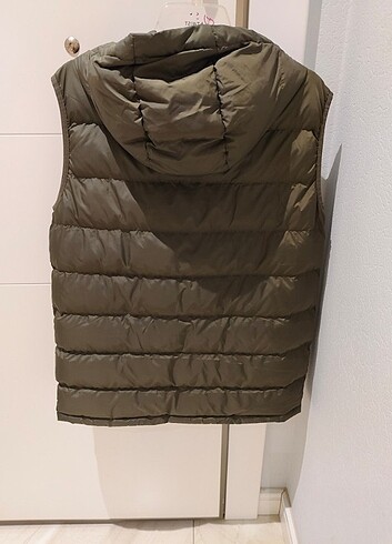 Polo Beverly Hills haki renk kapüşonlu yelek  - Görsel 5