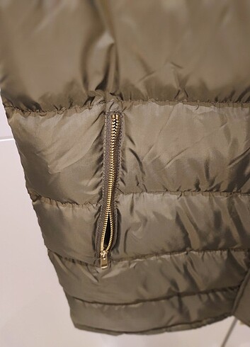 Polo Beverly Hills haki renk kapüşonlu yelek  - Görsel 6