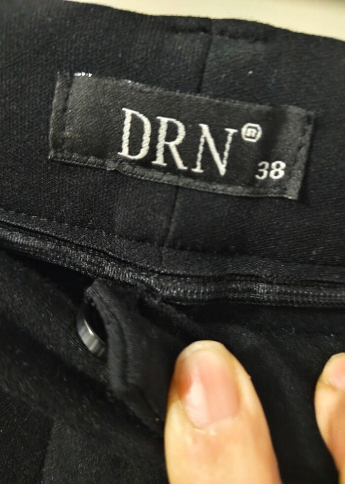 Siyah cigaret kumaş pantolon  - Görsel 4