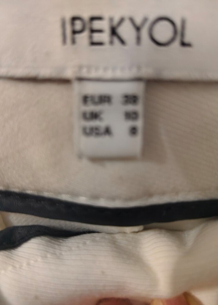 Beyaz İpekyol pantolon  - Görsel 2