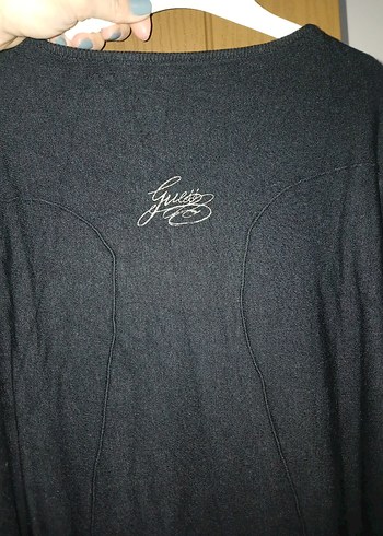 Siyah Uzun Kollu Örme Triko Kazak - Görsel 8