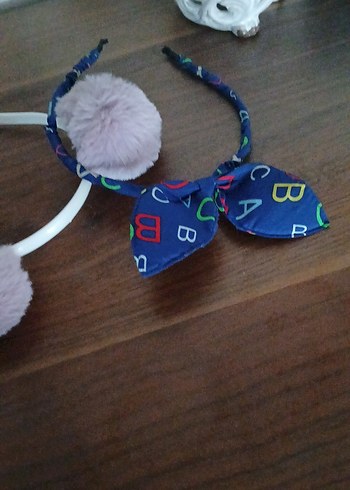 Renkli Nakışlı Elastik Çocuk Saç Bantları - Görsel 4