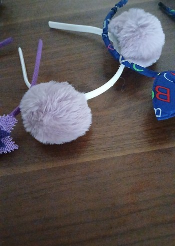 Renkli Nakışlı Elastik Çocuk Saç Bantları - Görsel 5