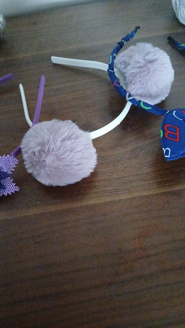 Renkli Nakışlı Elastik Çocuk Saç Bantları - Görsel 5