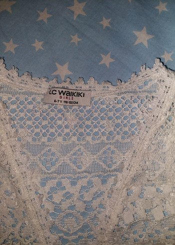 Dantel Detaylı Bohem Örgü kic cocuk Yelek - Görsel 3