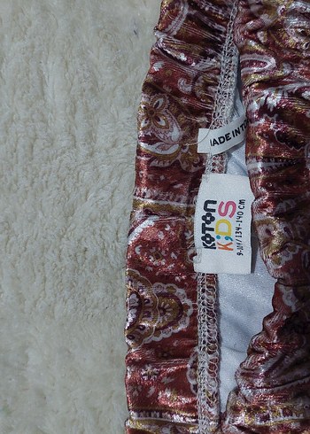 kadife çocuk tayt - Görsel 3