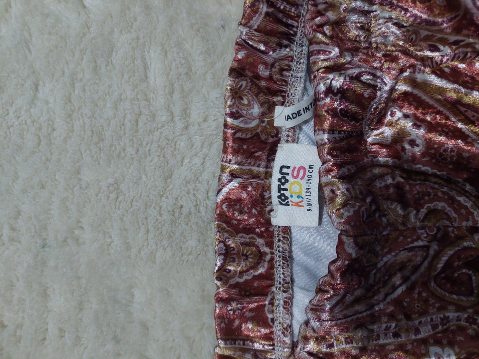 kadife çocuk tayt - Görsel 3