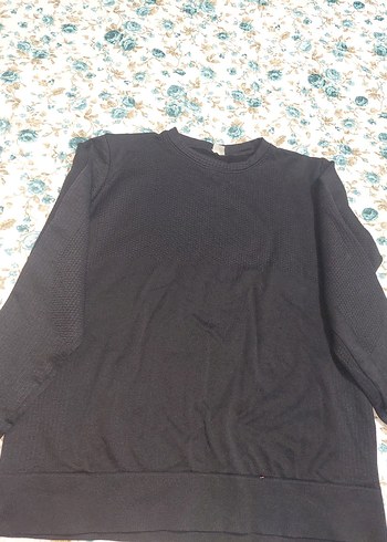 Siyah Kadın Triko Uzun Kollu Kazak - Görsel 4