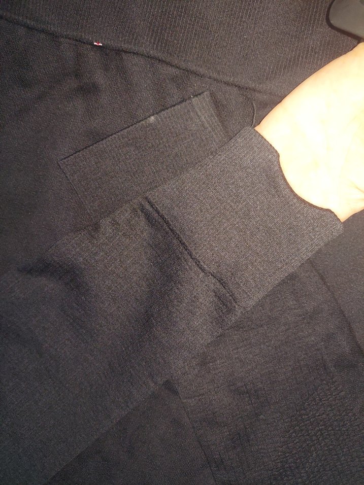 Siyah Kadın Triko Uzun Kollu Kazak - Görsel 3