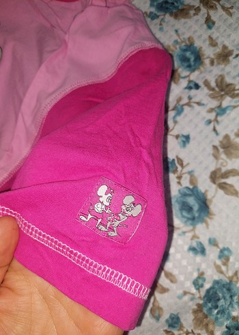 Kadın Pembe Kısa Kollu Uzun Pijama Elbisesi - Görsel 4