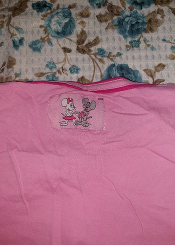Kadın Pembe Kısa Kollu Uzun Pijama Elbisesi - Görsel 6