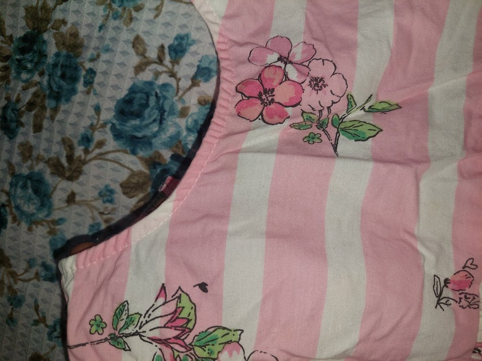 Pembe Nakışlı Kız Çocuk Elbisesi - Görsel 2