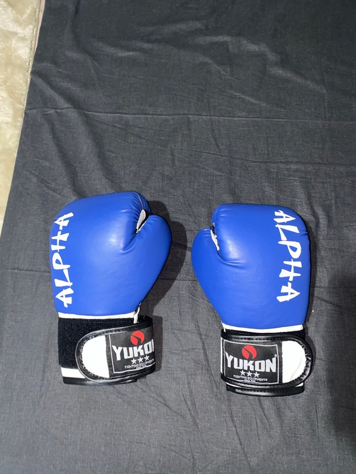 Mavi Erkek Boks Eldiveni Velcro - Görsel 3