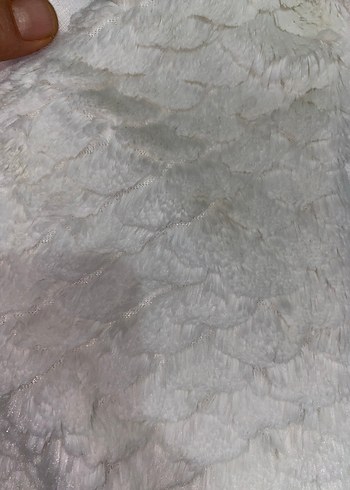 Kürk Detaylı Beyaz Kadın Yelek - Görsel 4