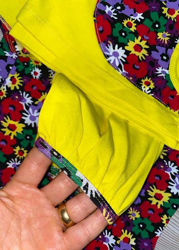 Renkli Çiçek Desenli Eşofman Takımı - Görsel 6