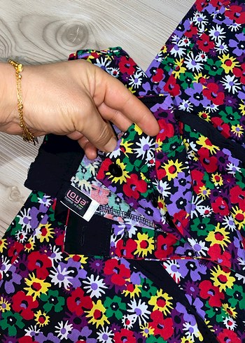 Renkli Çiçek Desenli Eşofman Takımı - Görsel 7