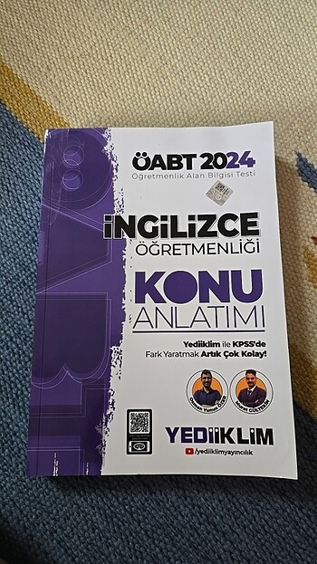 öabt 2024 ingilizce öğretmenliği konu anlatımı yediiklim yayıncı