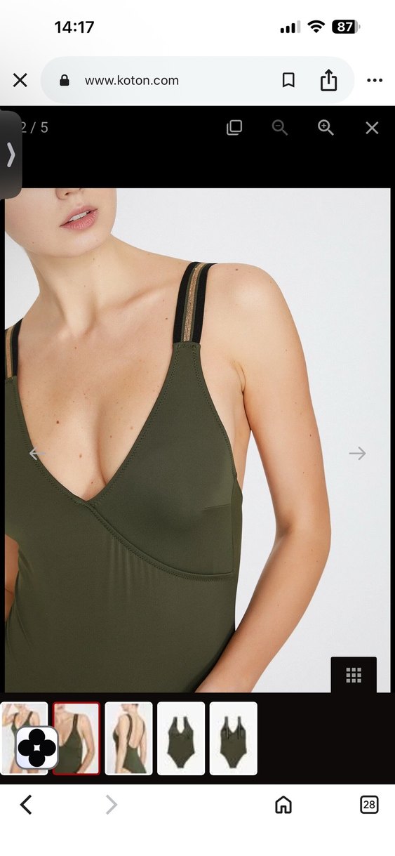 Koton Haki Kadın Mayo - Görsel 2