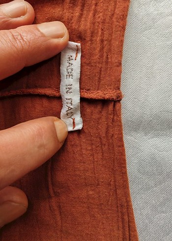 İtalyan Keten Bohem Elbise - Görsel 4