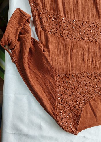 İtalyan Keten Bohem Elbise - Görsel 2