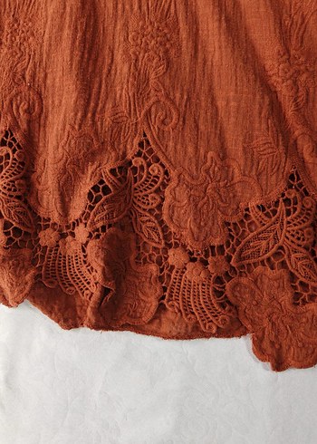 İtalyan Keten Bohem Elbise - Görsel 3